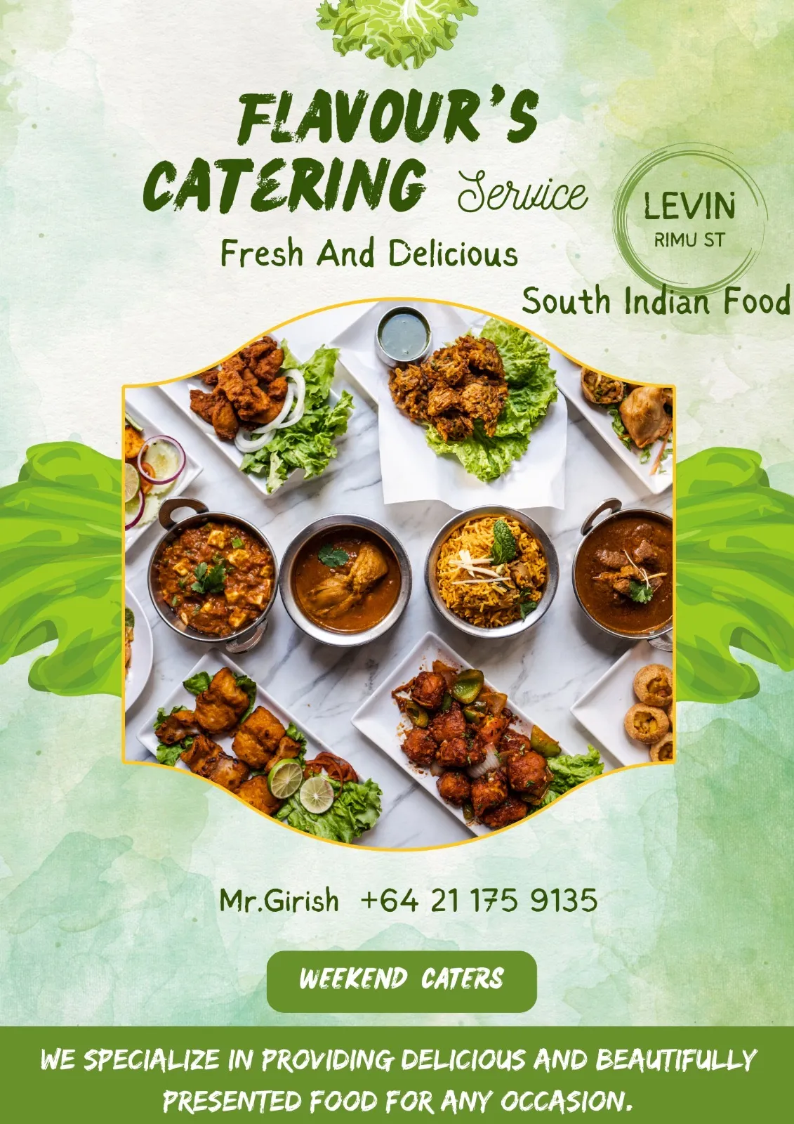 Flavour’s Catering service